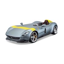 Bburago Ferrari Monza SP1 R&P grau Sportwagen miniatur Rennwagen Modellauto