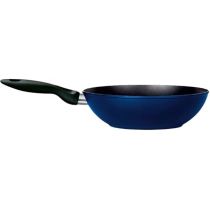 Riess Kelomat Wokpfanne beschichtet blau 28 cm Bratpfanne Pfanne Wok Antihaft