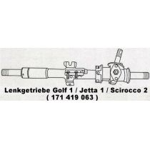 NEU + Lenkgetriebe VW Golf 1 / Cabrio / Caddy / Jetta 14 / 15 / 16 / 17 - VAG / VW / Audi 9.73 - 8.90 - Modell