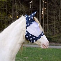 Fliegenmaske Fliegenhaube USG STARS mit Ohren, ohne Nüsternschutz