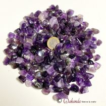 Amethyst Mini-Trommelsteine zum Reinigen/Entladen, 500 g