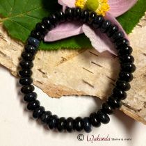 Armband Button 8 mm Onyx (gef.)