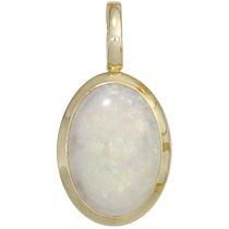 Anhänger 585 Gold Gelbgold 1 Opal