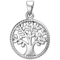 Anhänger Baum 925 Sterling Silber Silberanhänger