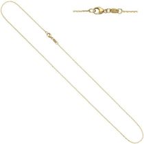 Ankerkette 585 Gelbgold diamantiert 0,6 mm 45 cm Halskette Goldkette