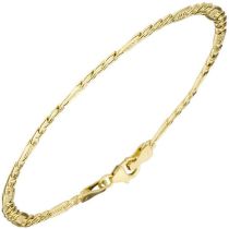 Armband 333 Gold Gelbgold 19 cm - 3,8 mm Goldarmband Karabiner