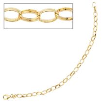 Armband 333 Gold Gelbgold 19 cm - 4,9 mm Goldarmband Karabiner