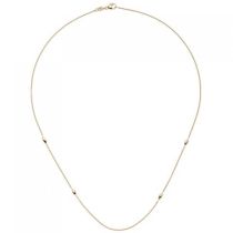 Collier Halskette 585 Gold Gelbgold 45 cm Kette Goldkette