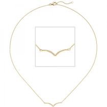 Collier Halskette 585 Gold Gelbgold 45 cm