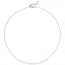 Collier Halskette 925 Sterling Silber 45 cm, Silberkette