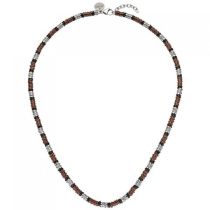 Collier Halskette Edelstahl bicolor 54 cm Kette