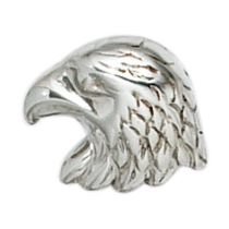 Einzel-Ohrstecker Adler 925 Sterling Silber rhodiniert