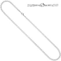 Halskette Kette 925 Sterling Silber rhodiniert 60 cm Silberkette Karabiner