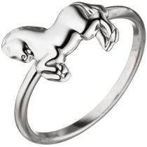 Kinder Ring Pferd 925 Sterling Silber Kinderring. Pferdering