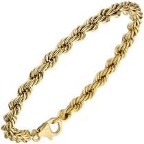 Kordelarmband 585 Gold Gelbgold 19 cm - 5,4 mm Armband