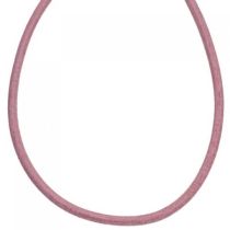 Leder Halskette Kette Schnur rosa 100 cm