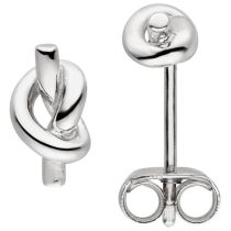 Ohrstecker Knoten 925 Sterling Silber