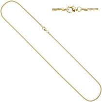 Schlangenkette 333 Gelbgold 1,4 mm 40 cm Goldkette Halskette