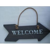 Türschild Welcome, Länge 38 cm