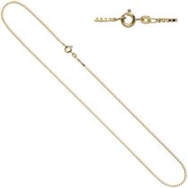 Venezianerkette 333 Gelbgold 1 mm 40 cm Halskette Federring