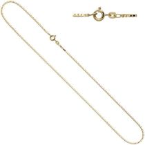 Venezianerkette 585 Gelbgold 1 mm 40 cm Gold Halskette Federring