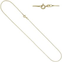 Venezianerkette 925 Sterling Silber gold vergoldet 0,9 mm - 42 cm