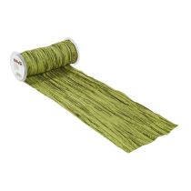 CREApop® Fripe Dekoband 20 cm x 10 m, olive