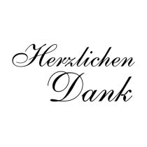 Stempel "Herzlichen Dank"