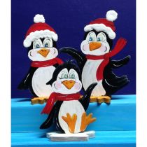 5er Set Pinguine zum hinstellen 7cm, 10cm oder 15cm