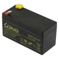 Bleiakku KUNG LONG "WP1,2-12" 12V/1,2Ah, VdS, 97x43x53mm, 0,6kg