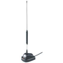 DVB-T Stabantenne, aktiv UHF/VHF, 1,5m Kabel, DVB-T2 geeignet, 34cm