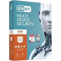 ESET Multi-Device Security 2020 Edition (5 User I 1 Jahr) (PC+Mac+Linux+Android) (Code in a Box)