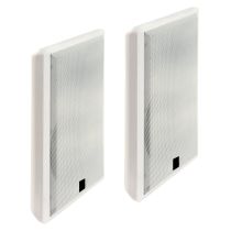 Flatpanel-Lautsprecher, 2-Wege, 4 Ohm, 40 W, 75-20.000 Hz, weiß, Paar