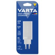 High Speed Ladeadapter VARTA, weiß, 2x USB-A, 2x USB-C