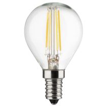 LED Filament Tropfenlampe, E14, 4W, 470lm, 2700K, warmweiß, 3er Set