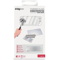 Nintendo Switch - Tempered Glass Screen Protector (Bilschirmschutz & Reinigungstuch)