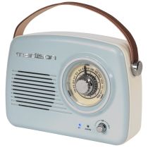 tragbares Nostalgie Radio MADISON "FREESOUND-VR30" Bluetooth, FM-Radio, Akku