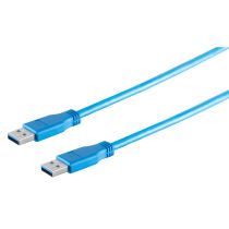 USB Kabel A Stecker / A Stecker USB 3.0 blau 1m