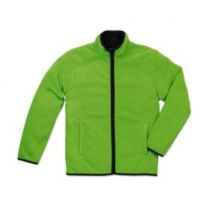 Active Teddy Fleece Jacket Men Kiwi Green 2XL