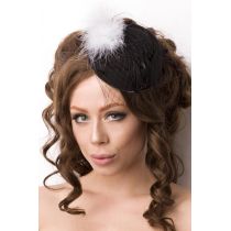 Fascinator, schwarz