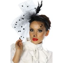 Fascinator,schwarz