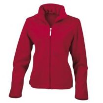 Ladies` Fleece Jacket Red S