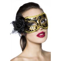 Maske,schwarz/gold