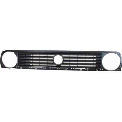 NEU + Grill VW Golf 2 19 .2 / schwarz 5 Rippen - VAG / VW / Audi 9.87 - 8.91 - Kühlergrill / Luftleitgitter Kü | MAV - 27906