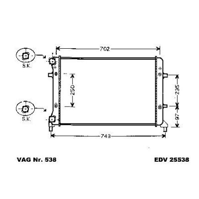 NEU + Kühler Audi A 3 8P 1.6 / 1.6 FSi Schaltgetriebe / Klimaanlage - VAG / VW / Audi 9.03 - 8.xx - VW Golf 5 | MAV - 45376 [ Audi ]