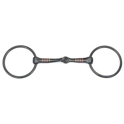 12,5 cm - Snaffle Bit Black Iron mit Kupfereinlage | 240005-06