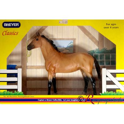 Breyer Modellpferd No. 663 Buckskin Thoroughbred Cross, Classics Serie, Sammlerstück! | BR-CL-663