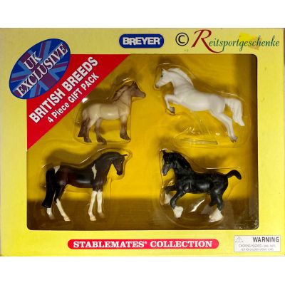 Breyer Modellpferde-Set British Breeds, Stablemates, Sammlerobjekt! | BR-STM-760