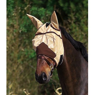 Fliegenmaske Fly Protector caramel | 400112-55