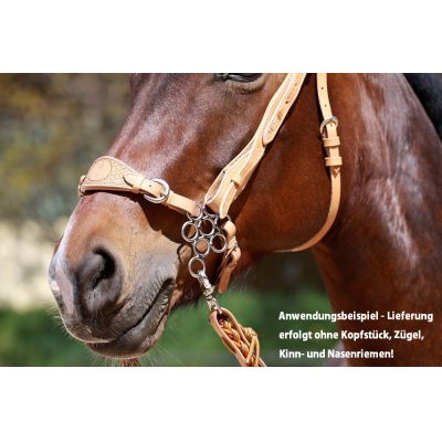 Hackamore-Seitenteile "Flower", Paar | BF-HM-FL